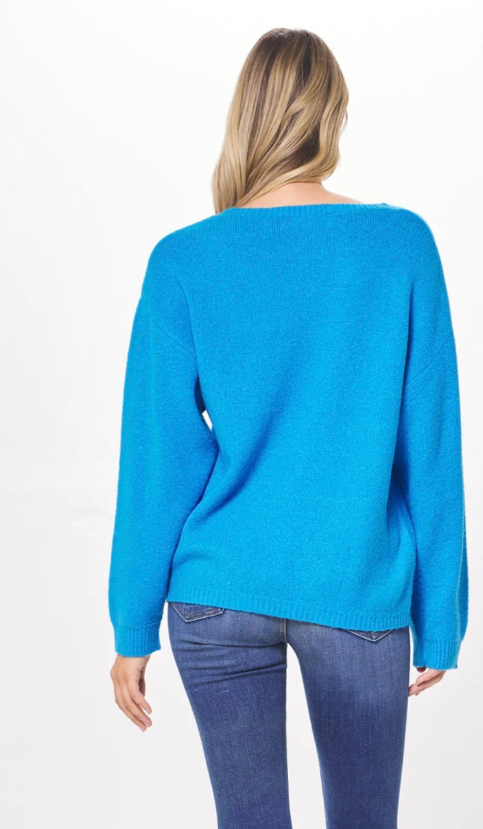 Royal Blue/Blue "Weekend” Sweater