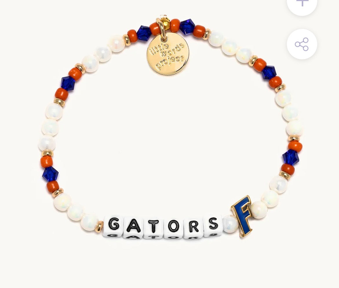 Florida Gators Beaded Bracelet