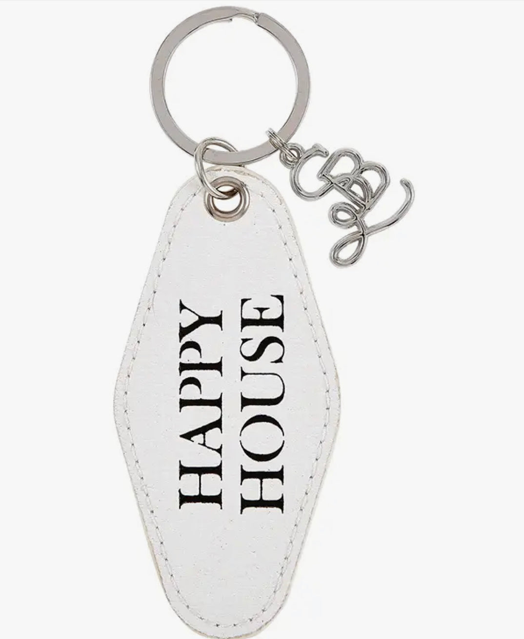 Happy House Key Tag