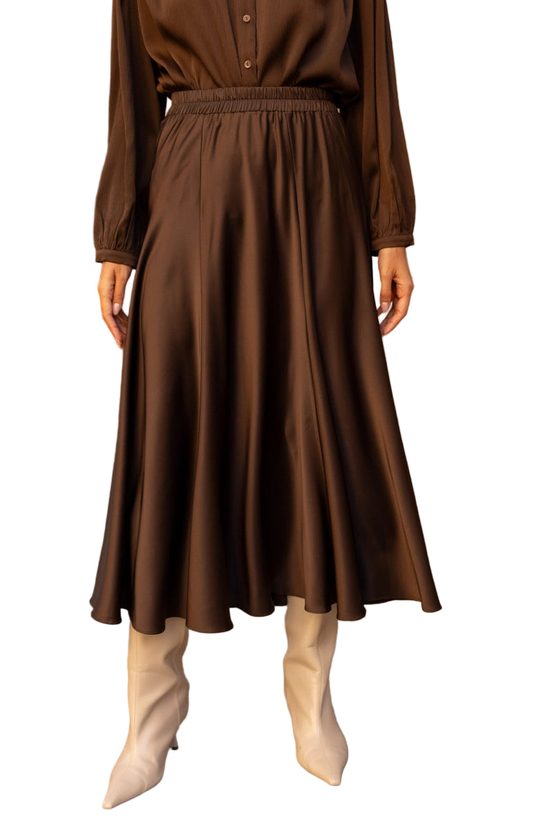 Valentine Skirt in Thick Satin