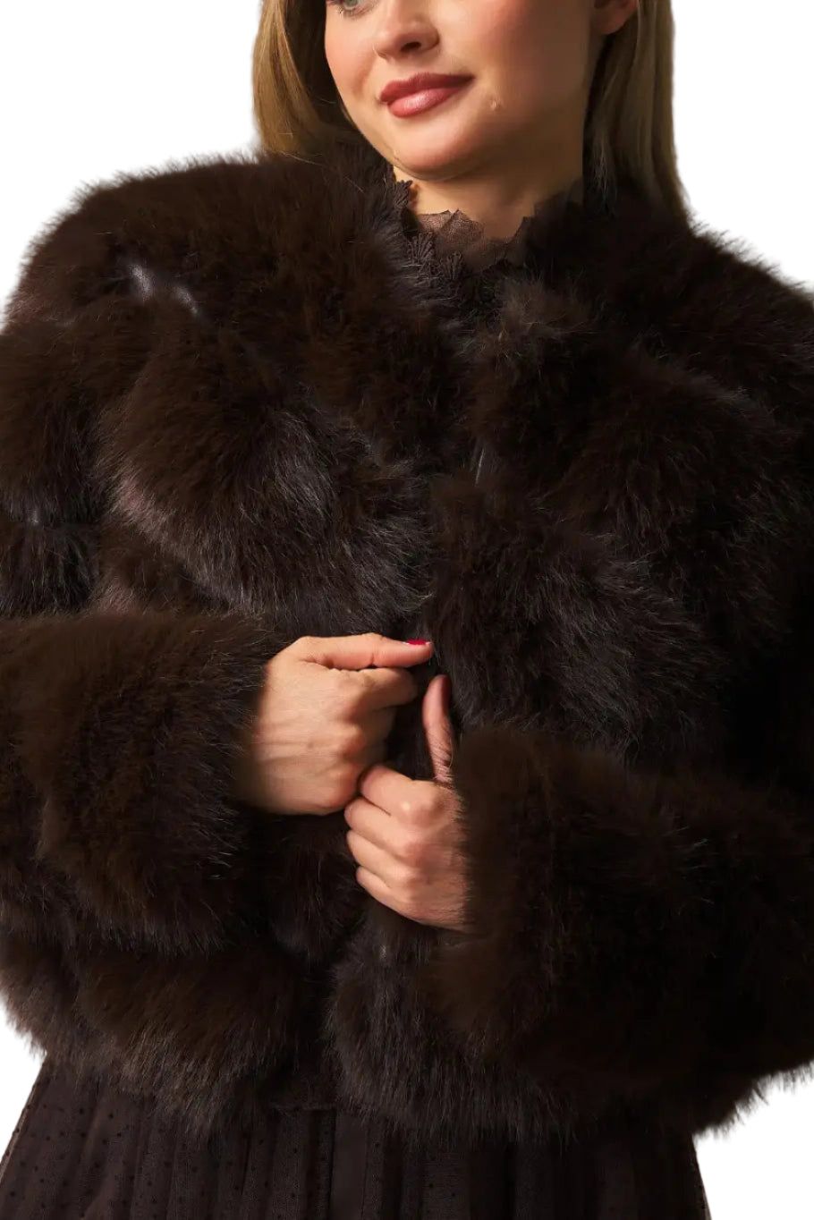 Short Faux Fur Jacket