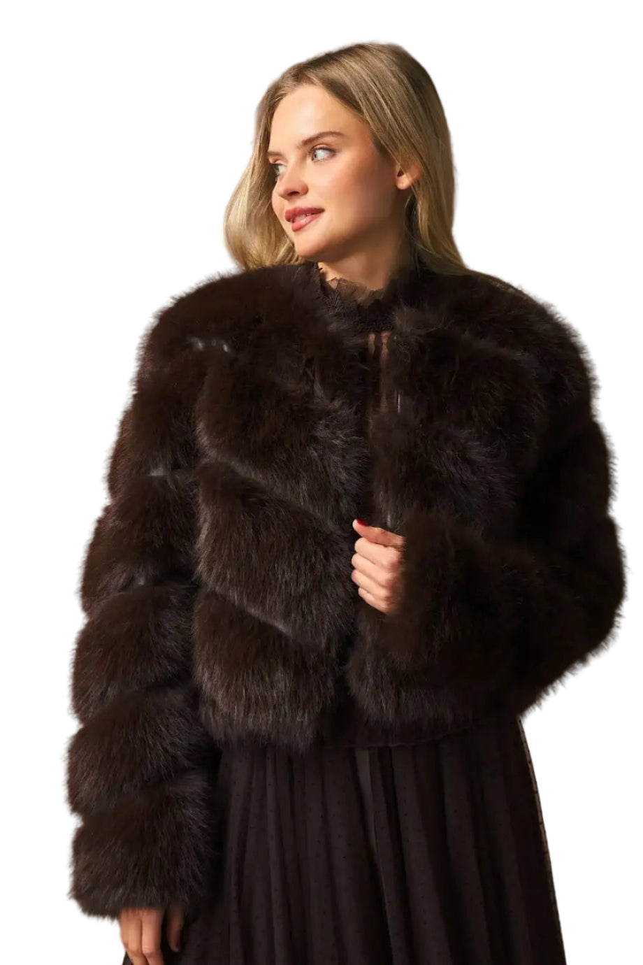 Short Faux Fur Jacket