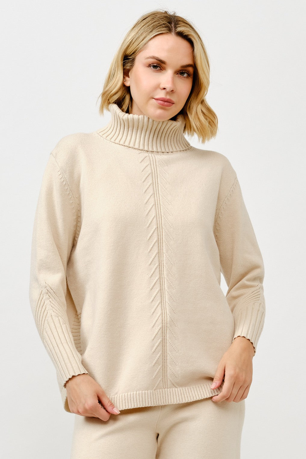 Mock Neck Turtle Neck Sweater