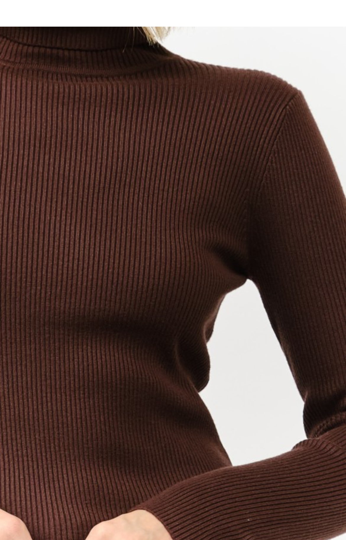 Classic ribbed turtleneck