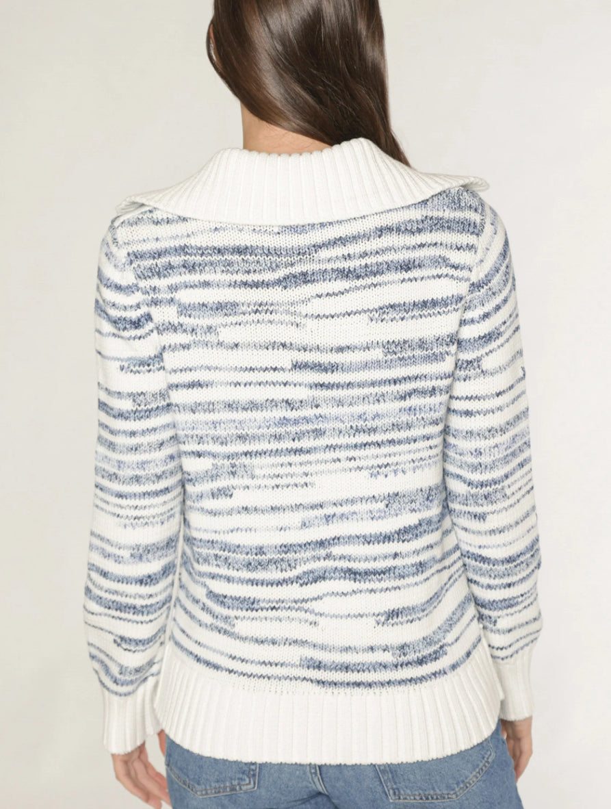 NORDIC HALF ZIP SWEATER