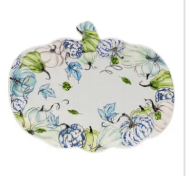 Chinoiserie 10” Pumpkins Ceramic Plate