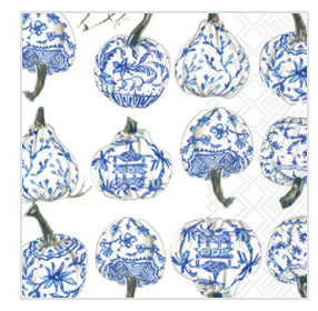 Chinoiserie Paper “ Guest”  Towels (16 Count) Pumpkins