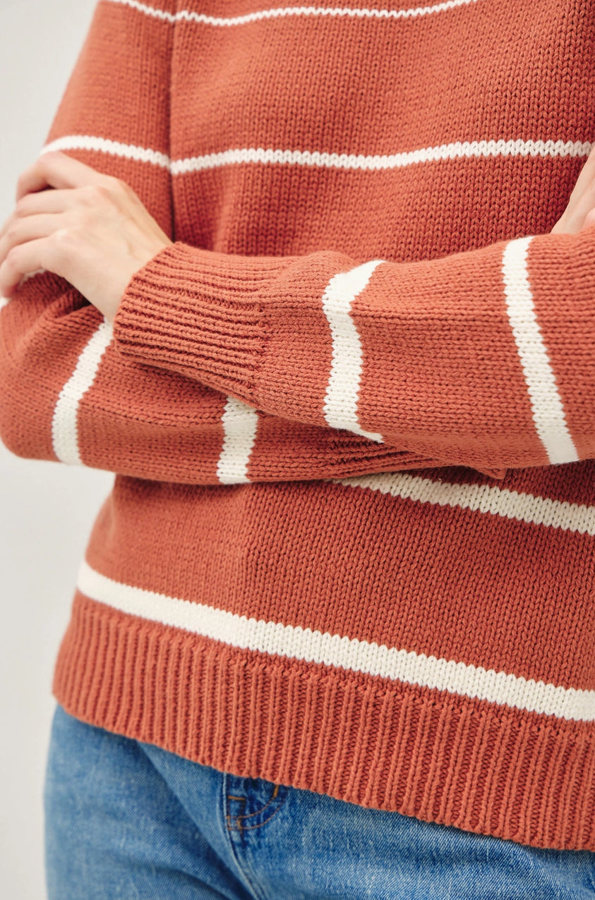 Poppy Stripe Sweater