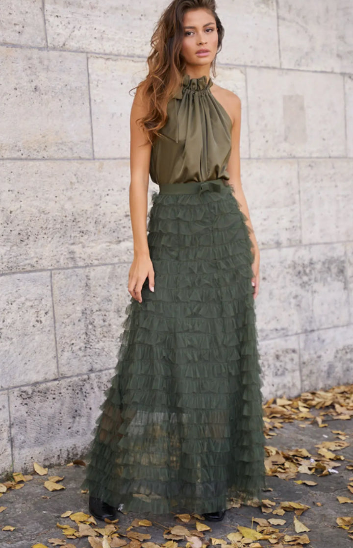 Alma Tulle Long Skirt