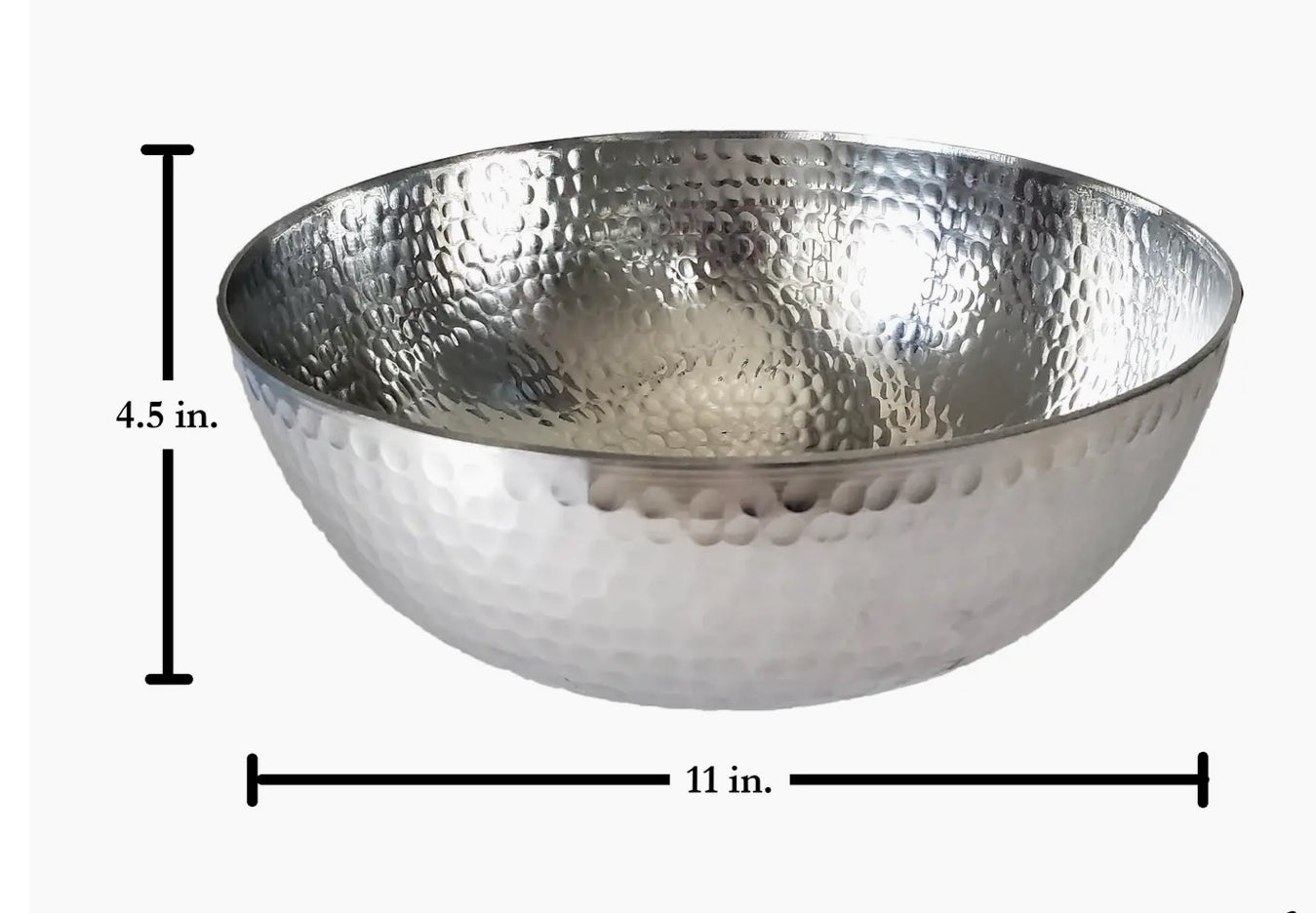 Large Hammered Bowl