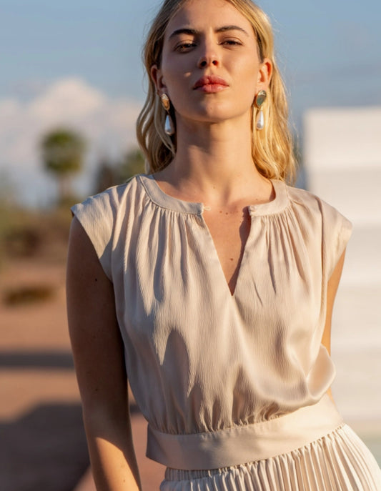Tie waist Crop Top