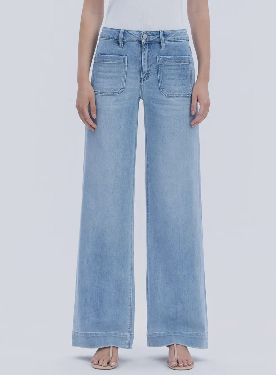 High Rise Wide Trouser Jeans