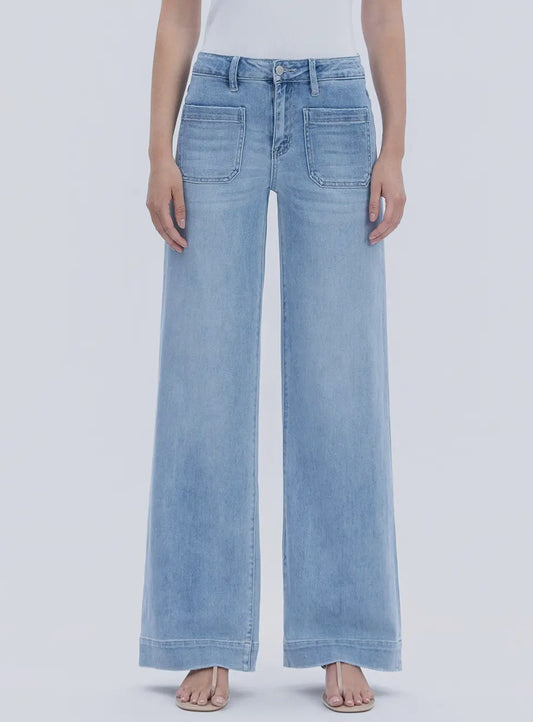 High Rise Wide Trouser Jeans