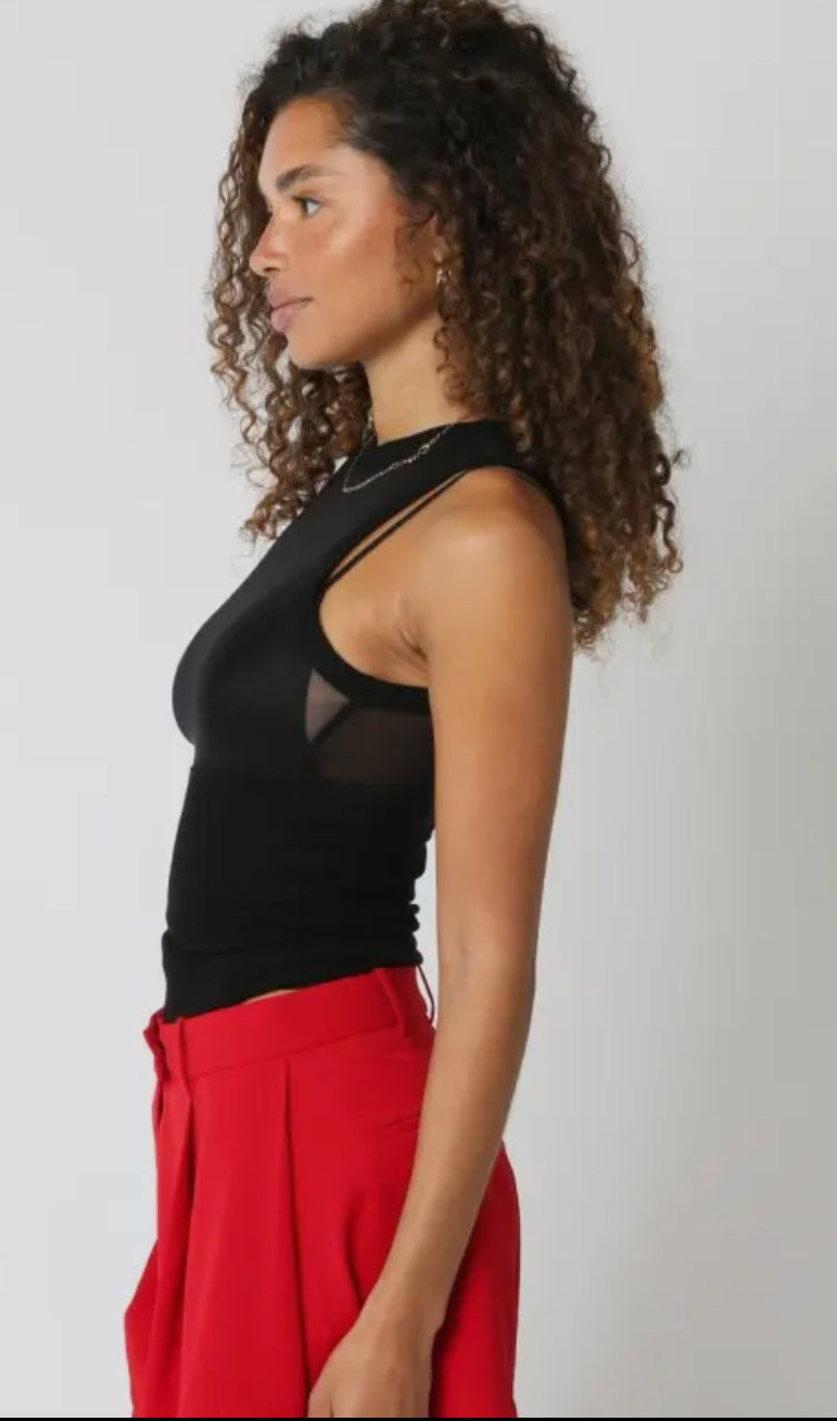 Mallory Mesh Top