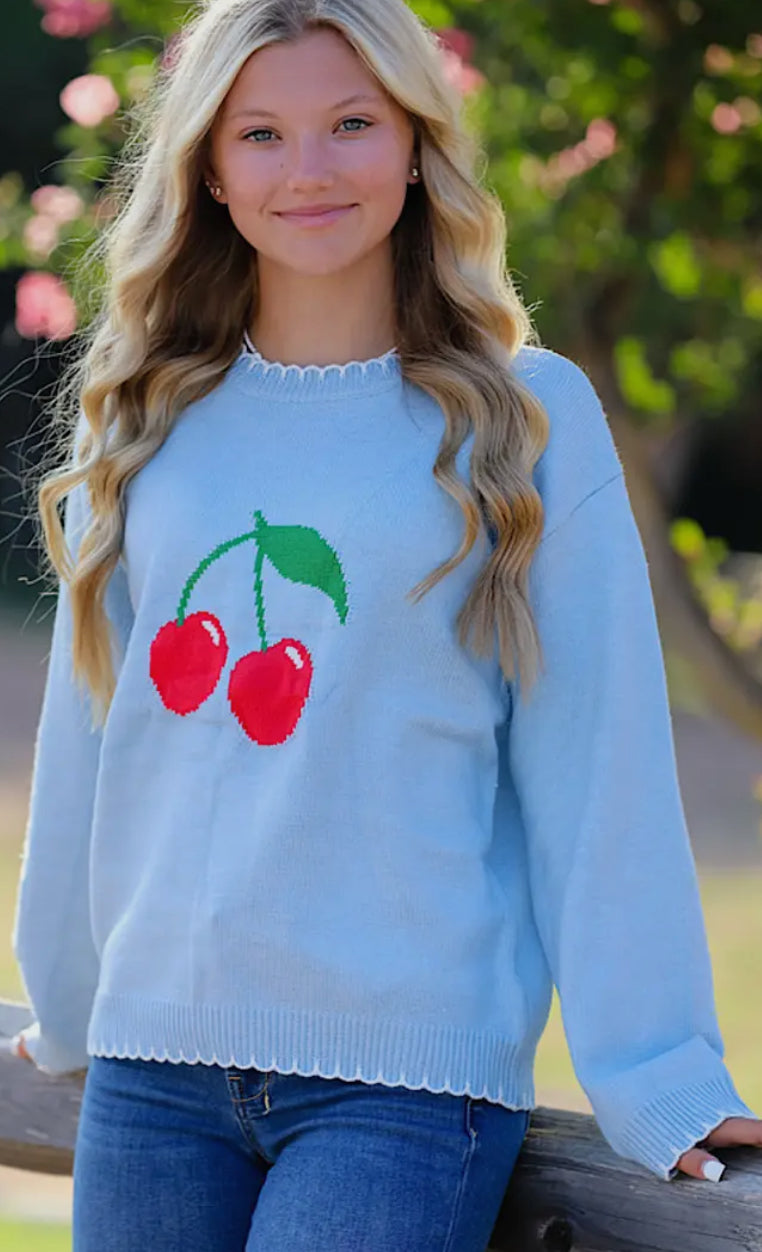 Cherry Blossom Knit Sweater