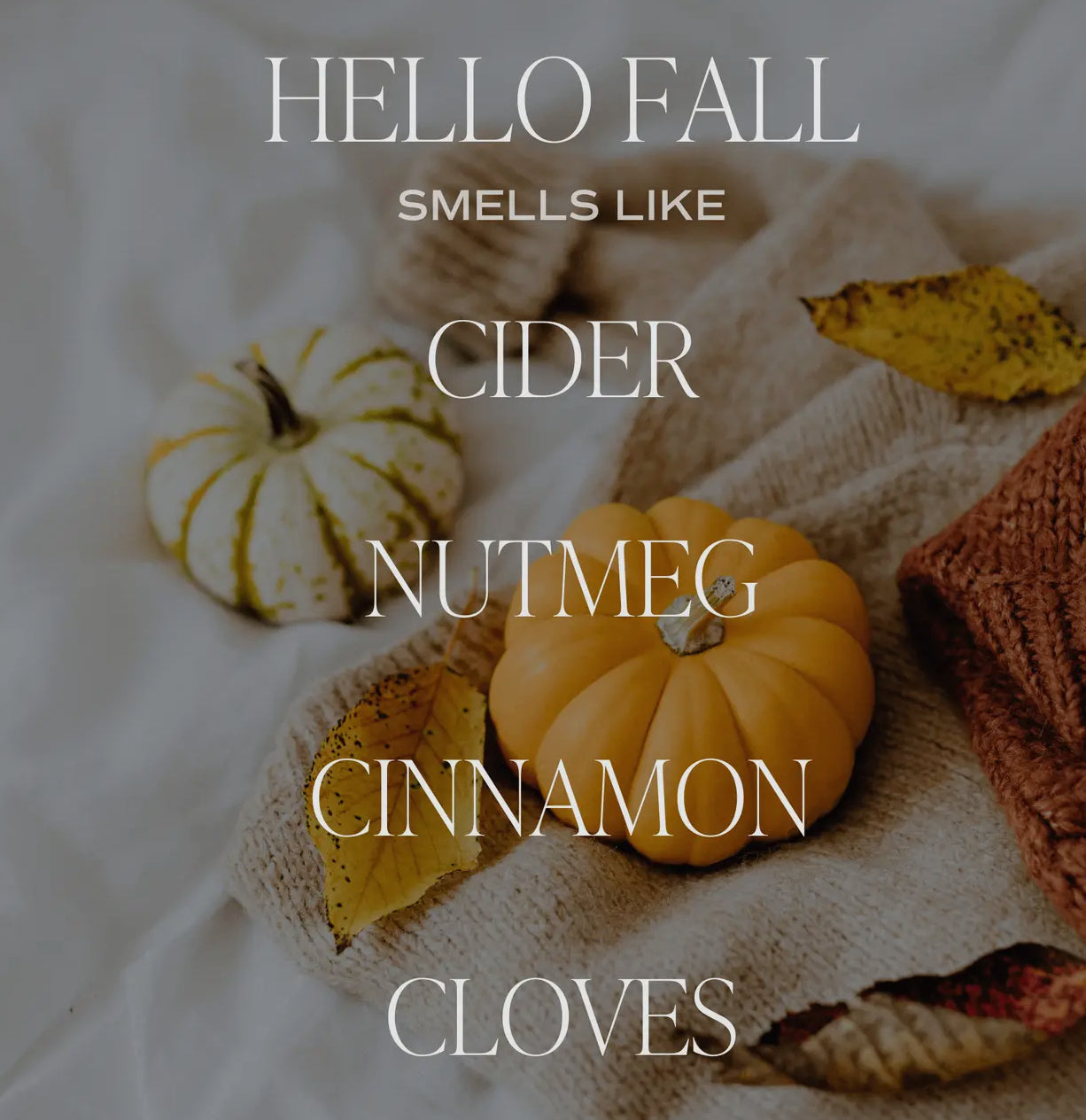 Hello Fall 15 oz Candle, Matte Jar