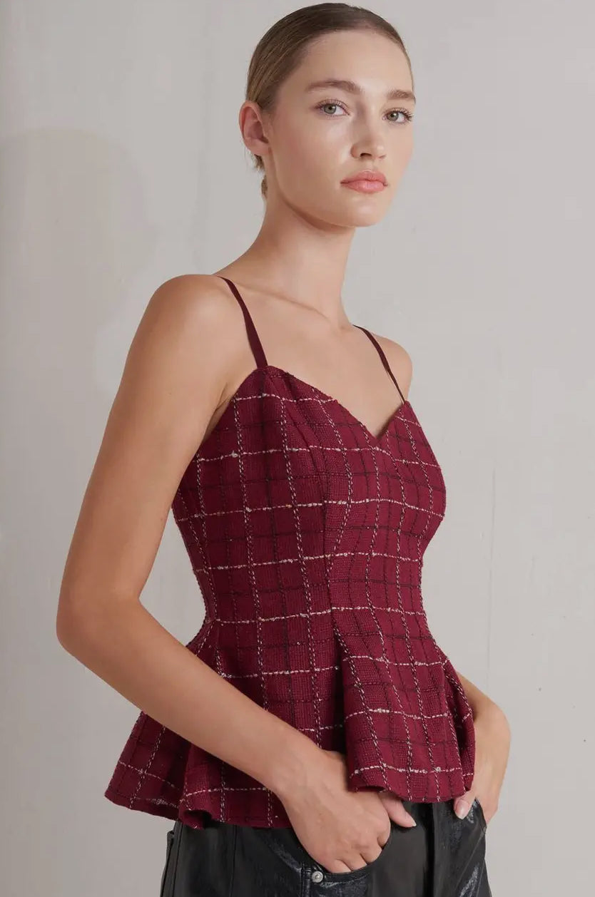 A Tweed Cami Top