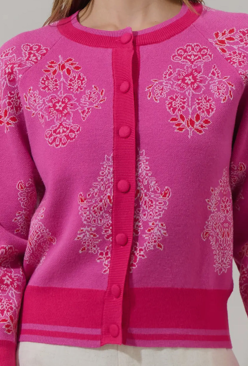 Muncie floral cardigan