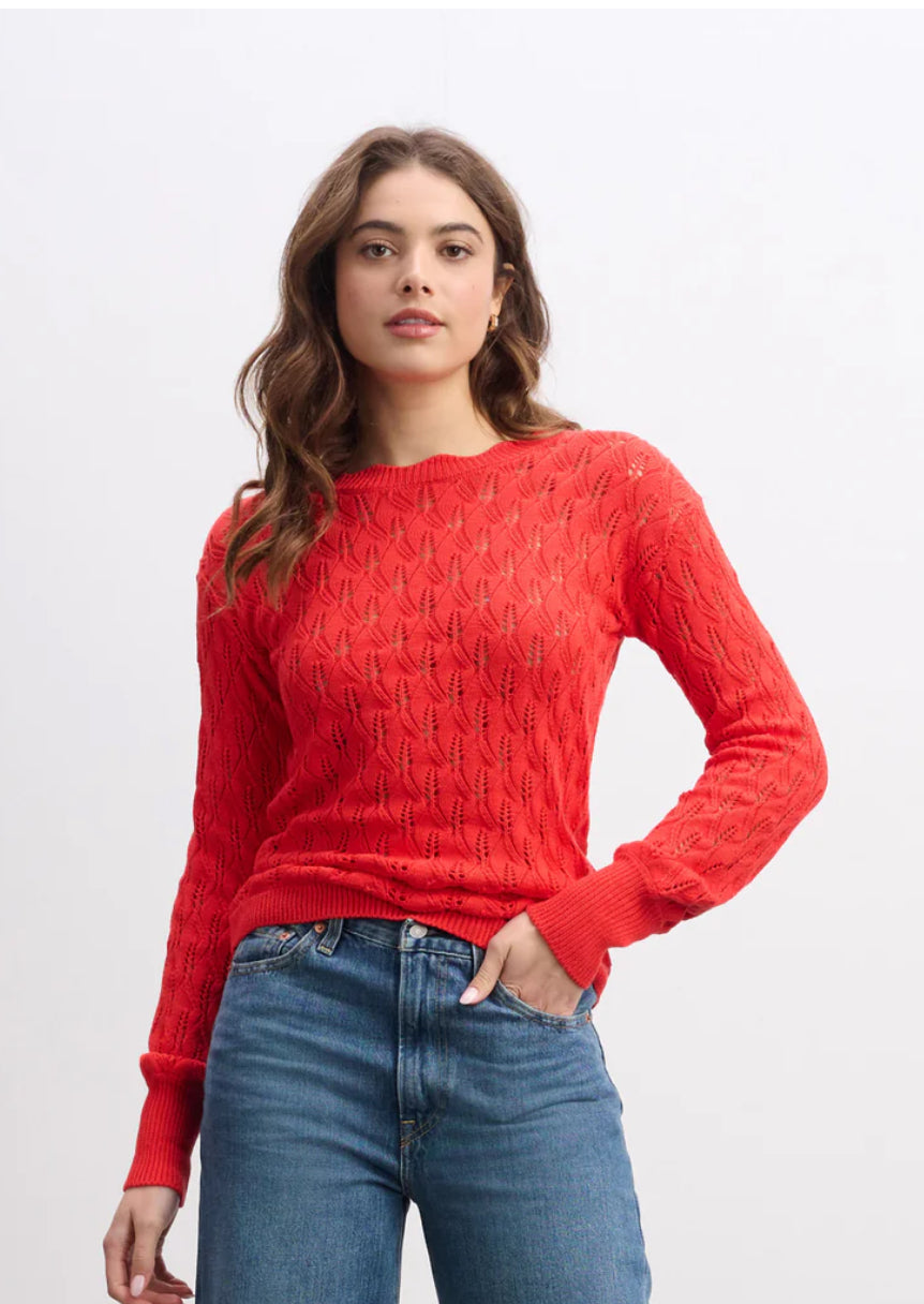Iris Sweater Ruby Red