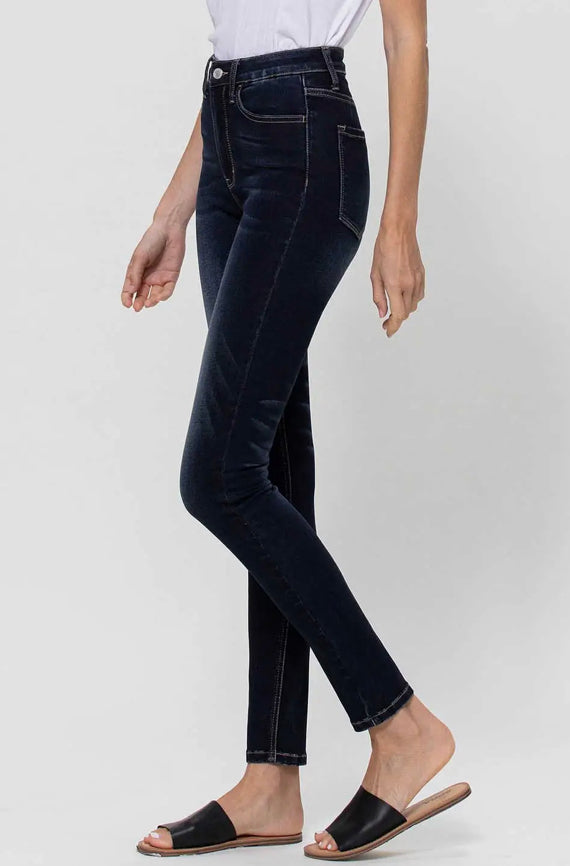 Super Soft Mid Rise Ankle Skinny Jean