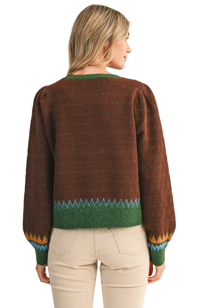 Geometric Knit Sweater