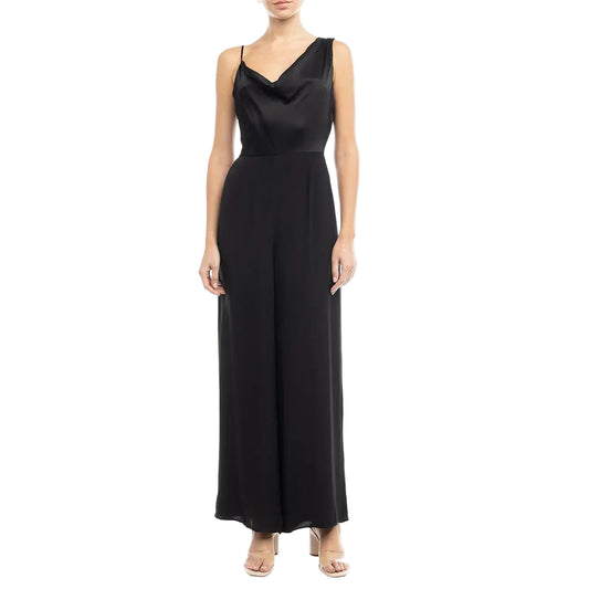 Asymmetric Drape Neck Cami Jumpsuit