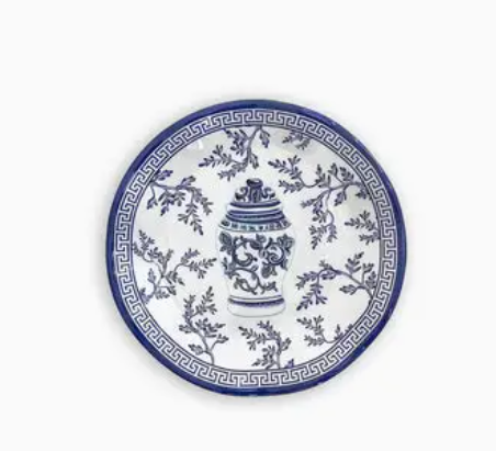 Blue & White Pagoda 5.5" Appetizer Plate