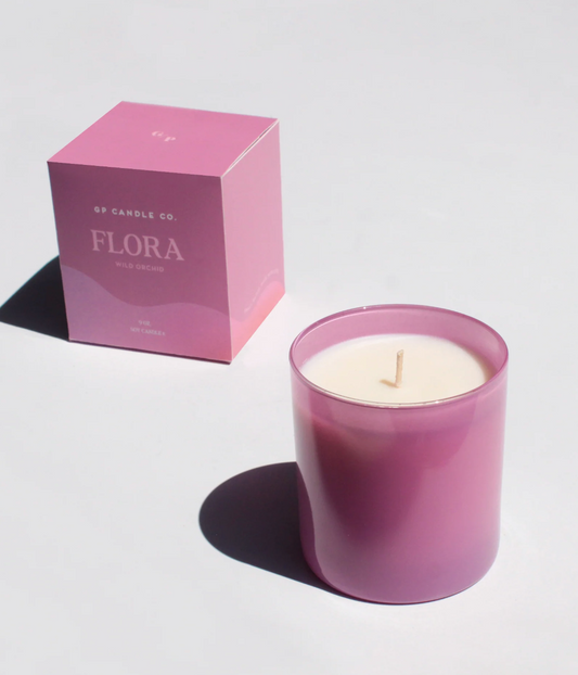Flora 9 oz. Soy Candle (Wild Orchid)
