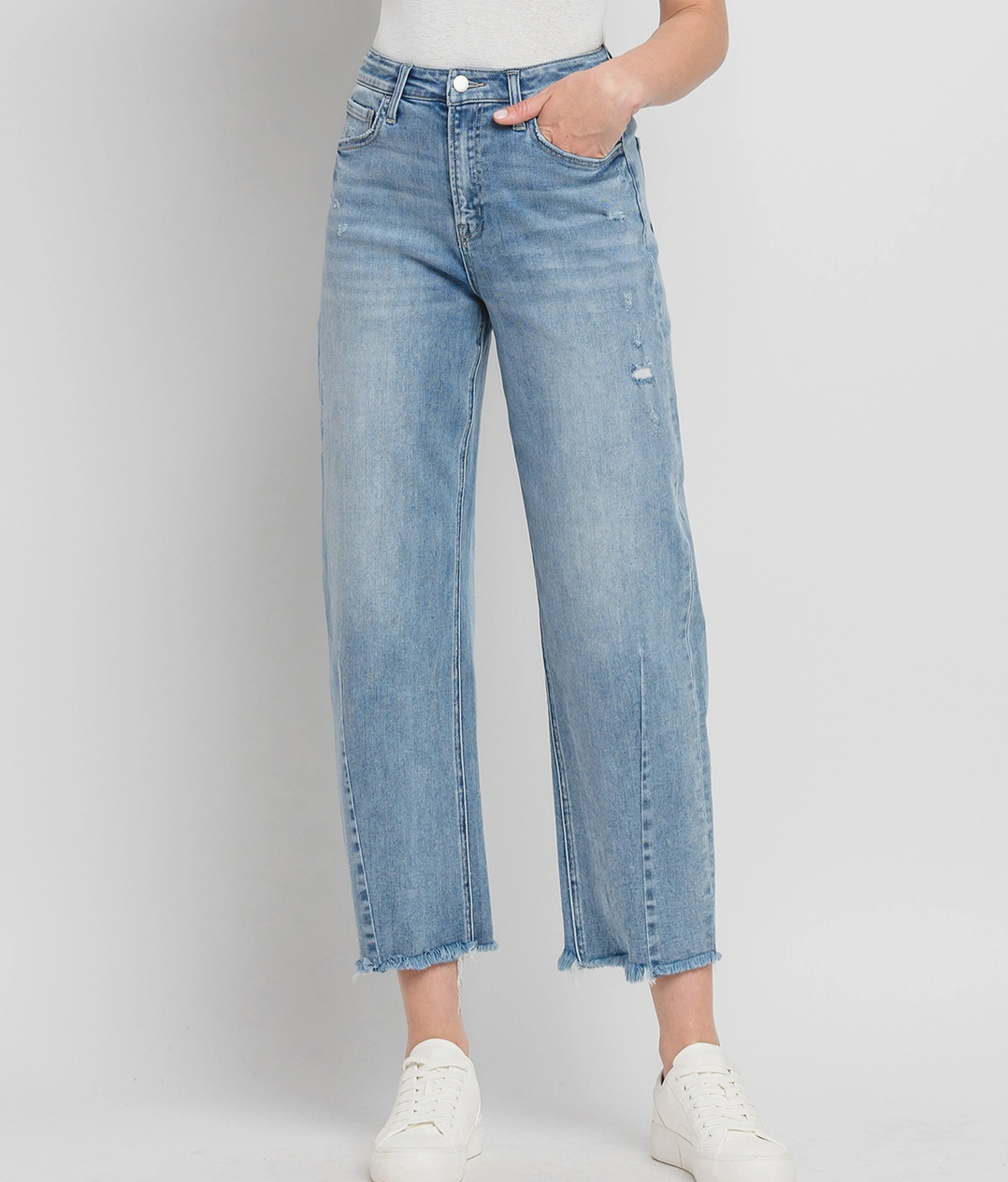 Super High Rise Barrel Leg Jeans