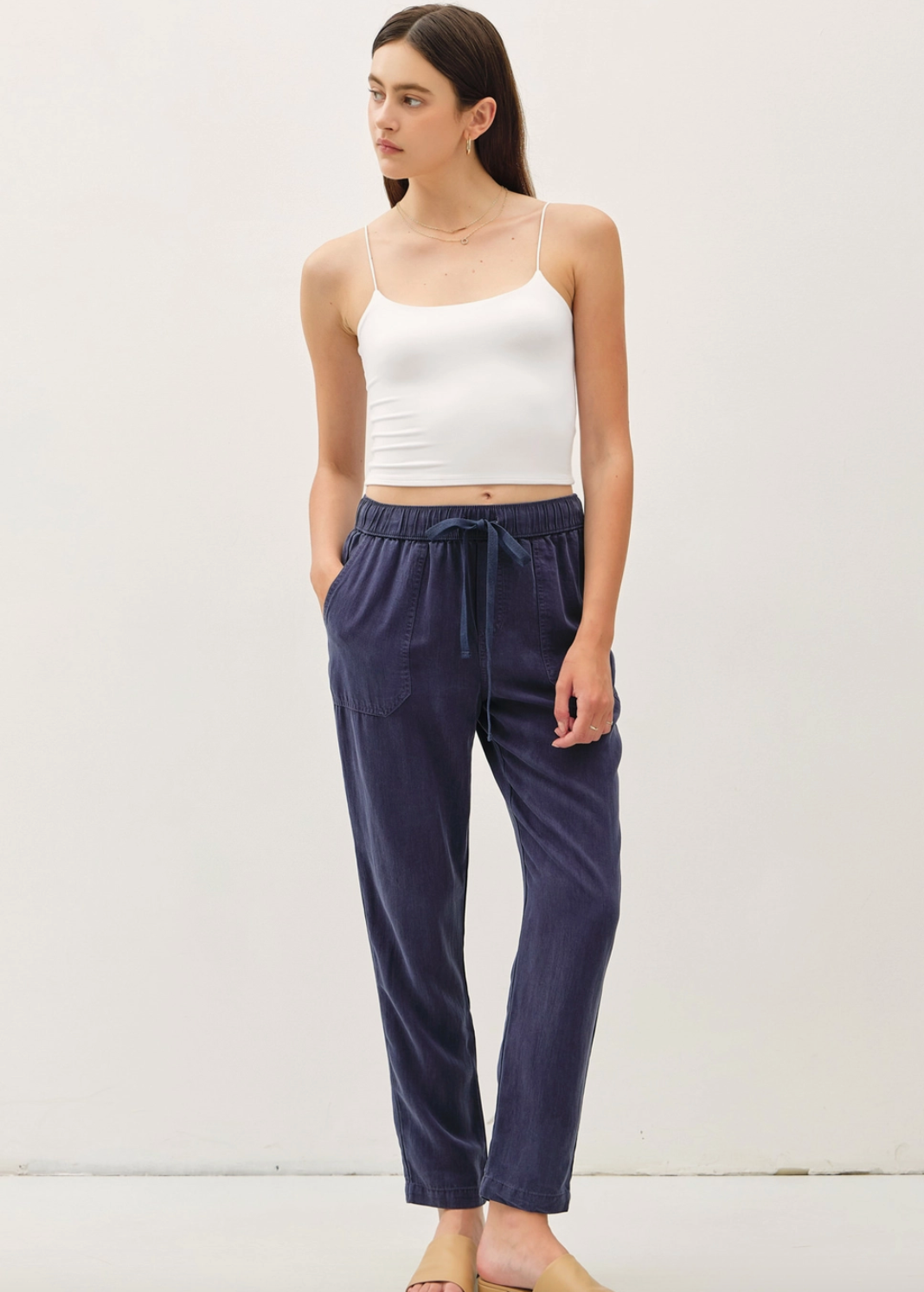 Tencel Tapered Pants