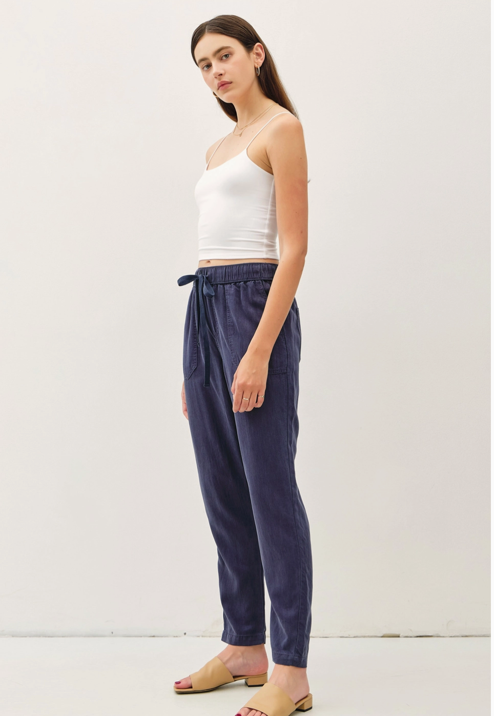 Tencel Tapered Pants