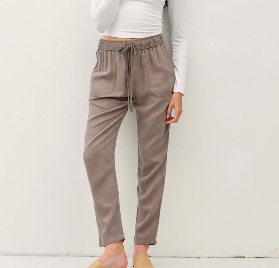 Tencel Tapered Pants