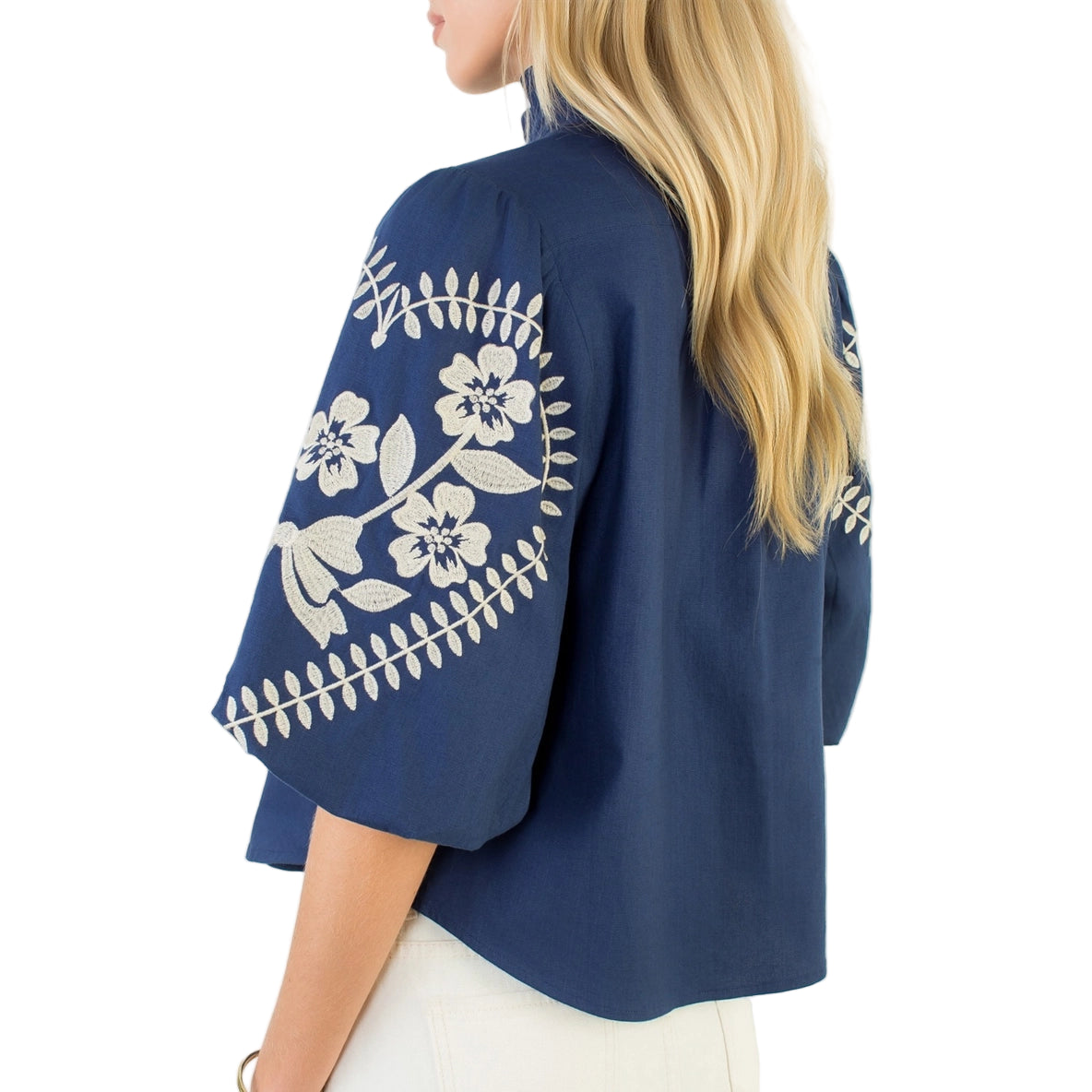 Floral Embroidery Top