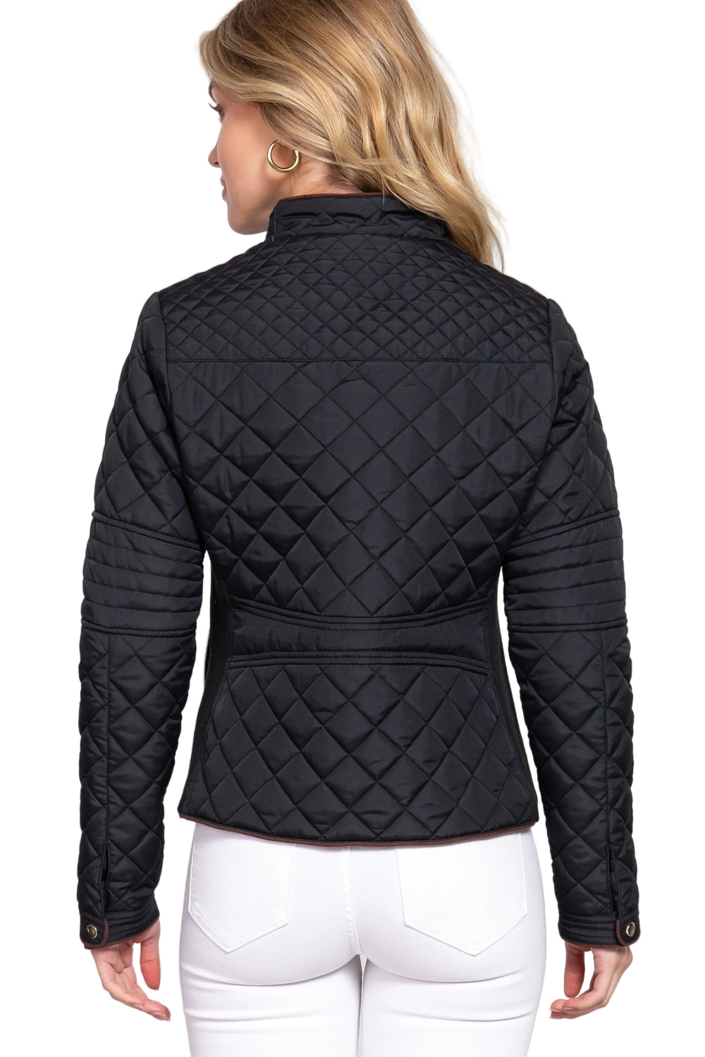 Suede Quilted Padding Jacket