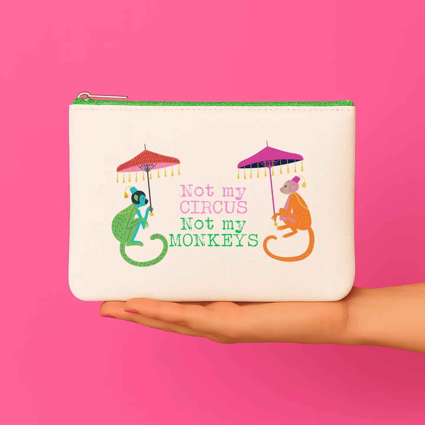 Not My Circus Makeup Bag