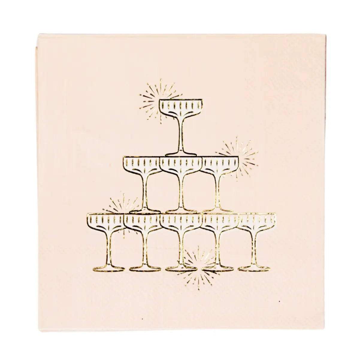 Champagne Tower Cocktail Napkins