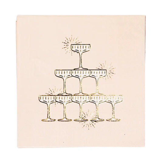 Champagne Tower Cocktail Napkins