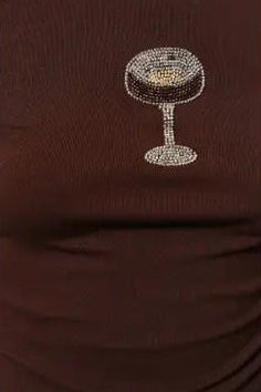 Espresso Martini Beaded Top