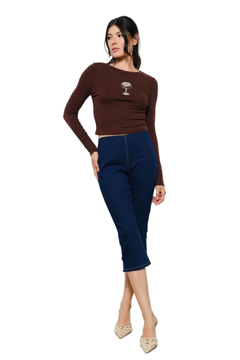 Espresso Martini Beaded Top