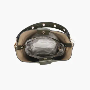 Farrah Suede Bucket Bag