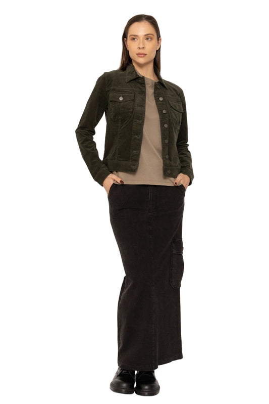 Slim Fit Corduroy Jacket