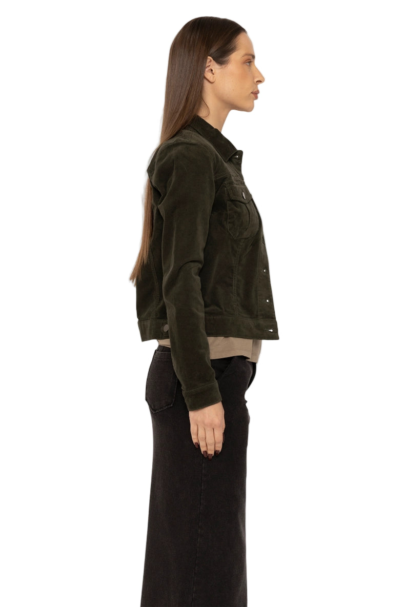 Slim Fit Corduroy Jacket