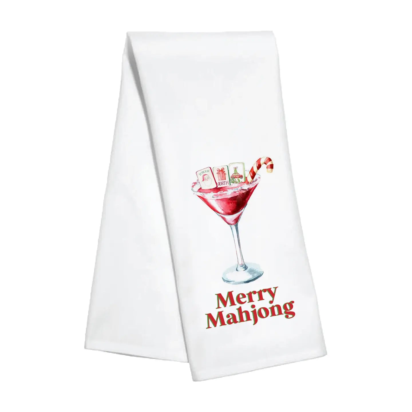 Merry Mahjong Kitchen Towel