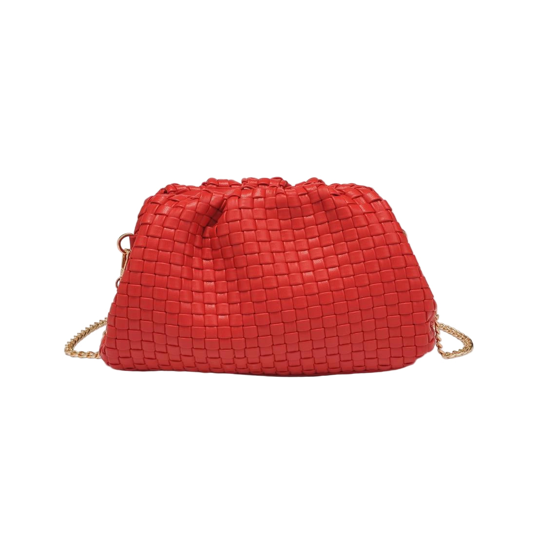 Tate Woven Frame Clutch