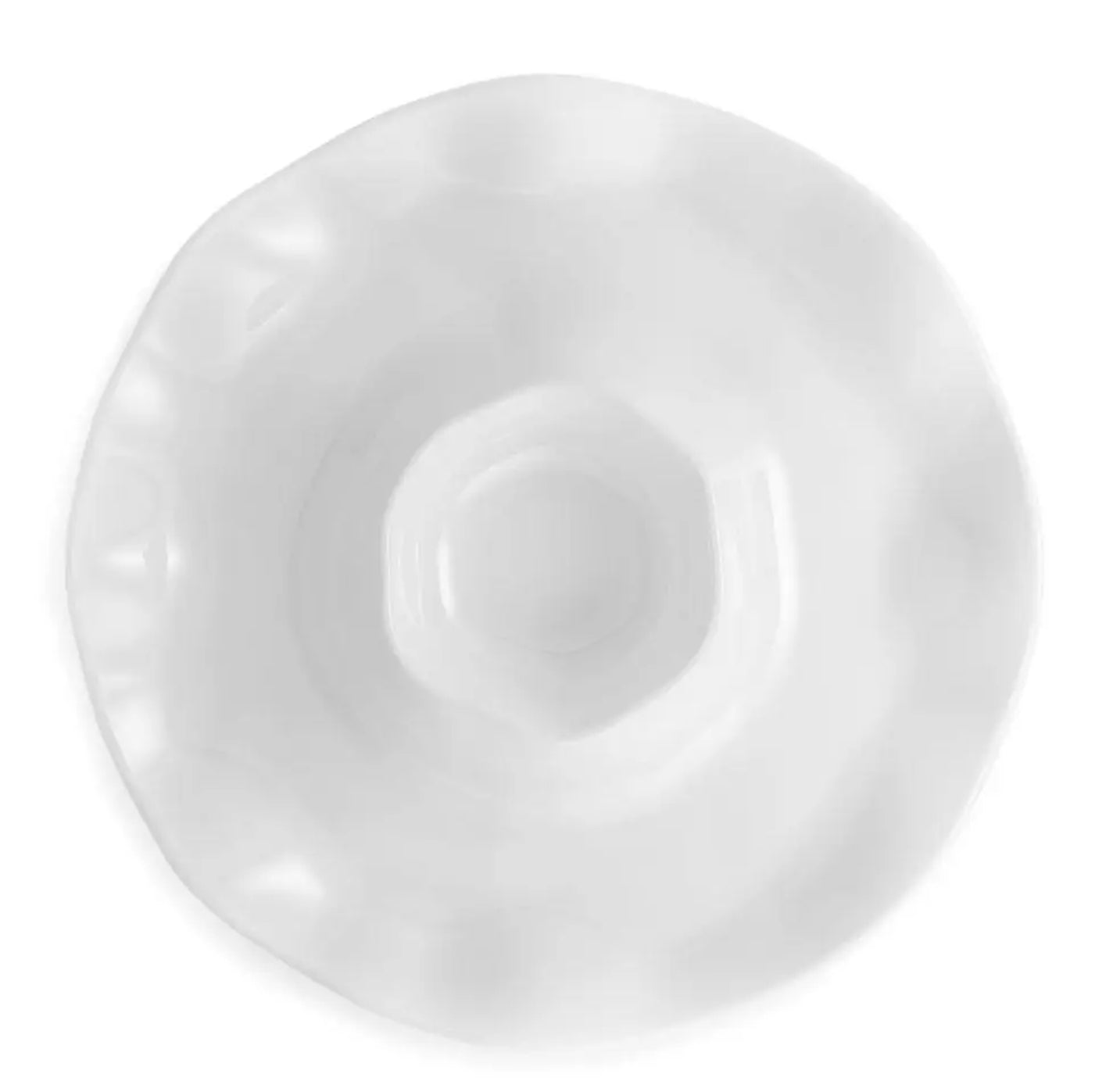 Ruffle 16" Chip & Dip Platter in Melamine