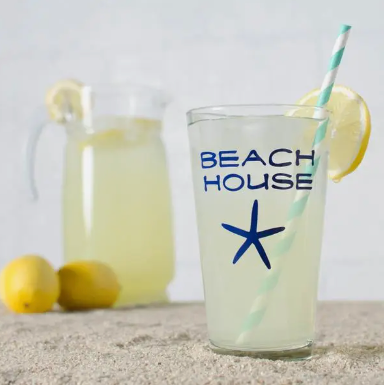 Beach House Pint Glass